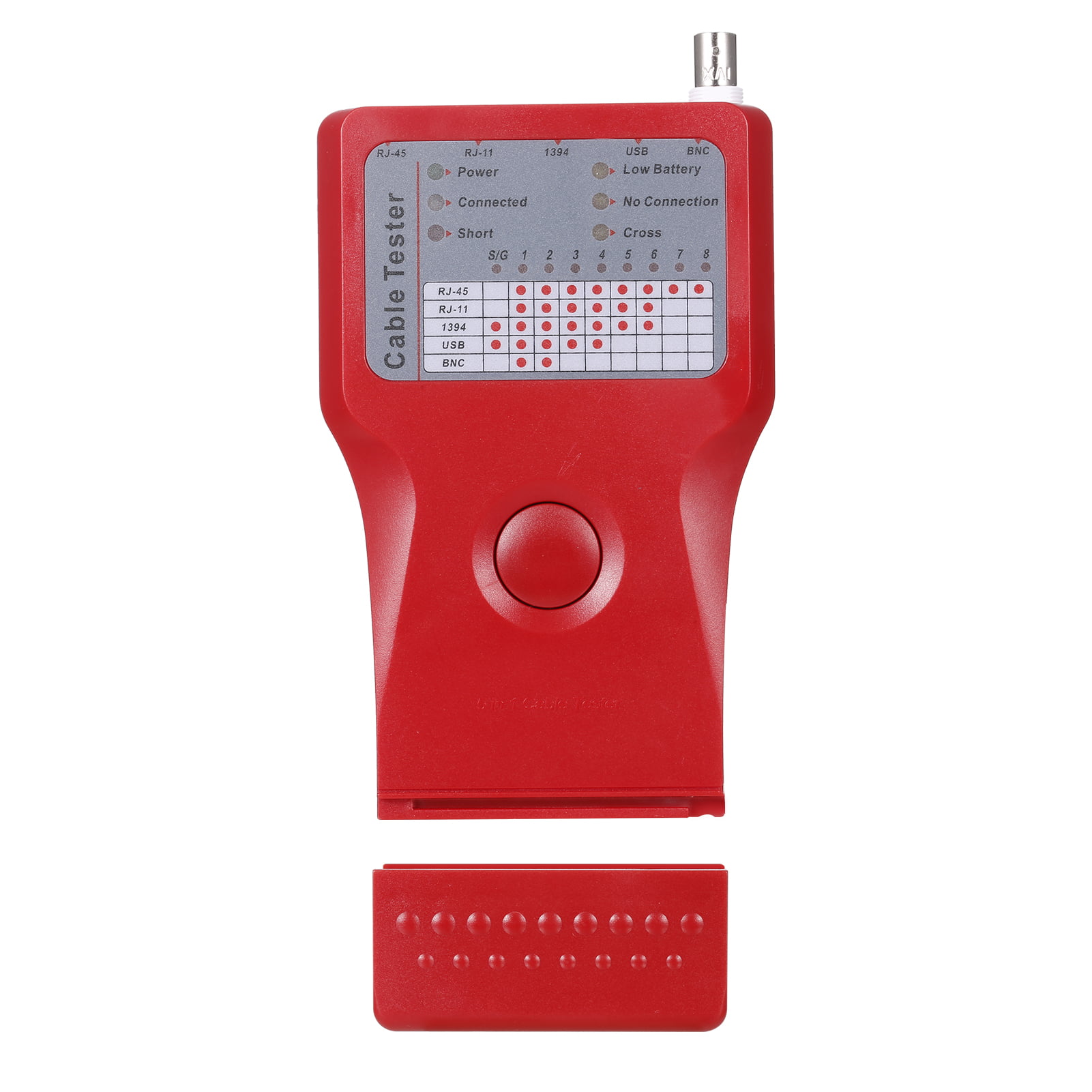 Redxiao~ Cable Tester Efficient Practical RJ45 Network Cable Tester Durable Stable for Cables Telephone Lines Industry Audio Signals 