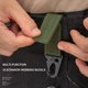 thumbnail image 2 of Sywqhk 2 hebillas de gancho para colgar en la cintura para acampar al aire libre (verde militar) Sywqhk Alta Calidad, 2 of 8