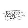 thumbnail image 2 of unbranded Soporte De Enrollado Montado En Pared Negro De Hierro Forjado Para Y Cocina Moderno, 2 of 8