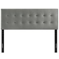thumbnail image 5 of Modway Emily King Tufted Performance Velvet Headboard in Gray, 5 of 9