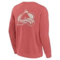 thumbnail image 3 of Men's Fanatics Red Colorado Avalanche Elements Future Ground Lettering Pullover Sweatshirt, 3 of 3