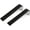 Black Leatherette-2Packs, variant on 2 Pack Bracelet/Watch Ramp Beige Linen 2x8.25x2 Inches - Slim and Sleek Ramps
