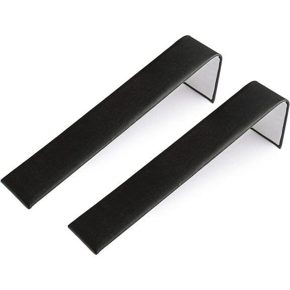 Novel Box 2 Pack Bracelet/Watch Ramp Black Leatherette 2x8.25x2 Inches - Slim and Sleek Ramps