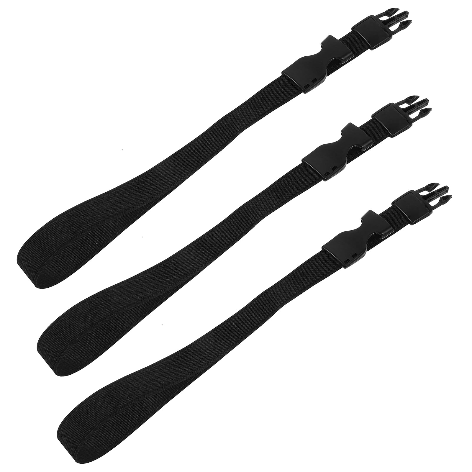 Supvox Trash Can Band Black Elastic for Versatile Use and Reliable Hold 15Pcs