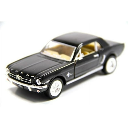 5" Kinsmart 1964 1/2 Ford Mustang Diecast Model Toy Car 1:36 Black