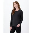 thumbnail image 3 of Hanes Sport Cool DRI Women's Performance Long Sleeve T-Shirt Black XL, 3 of 8