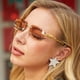 thumbnail image 1 of Gafas de sol cuadradas de metal sin marco para hombres y mujeres, gafas de sol con personalidad marina, gafas exquisitas con marco pequeño, 1 of 5