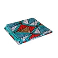 thumbnail image 2 of Red, turquoise African Print Fabric, 2 of 3