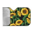 thumbnail image 2 of Kdxio Sunflower Print Windshield Sun Shade, Foldable Sun Blocker for Car,Truck,SUV Automotive Interior Sun Protection,Reflective Shade for Front Windshield(Small), 2 of 7