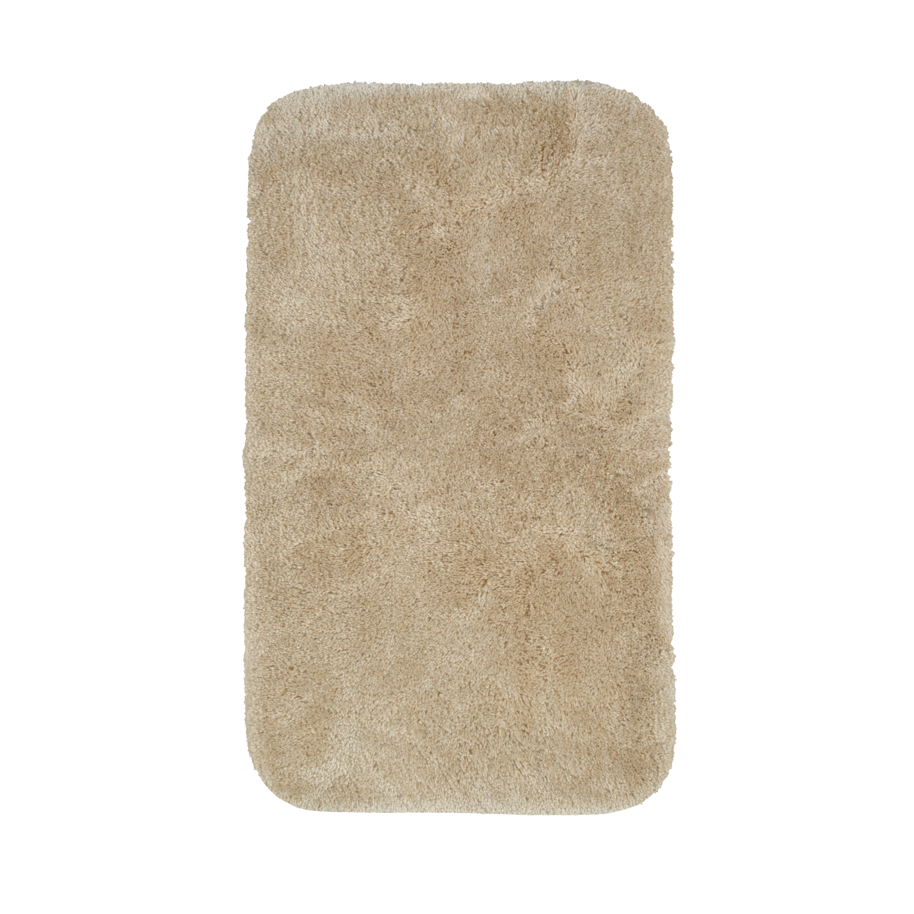 Mohawk Home Royal Bath Rug Stone, 1'9"x2'10", Tan