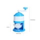 thumbnail image 3 of Trituradora de hielo manual con manivela | Plástico ABS azul cielo de grado alimenticio | Cuchillas de acero inoxidable resistentes a la oxidación | Molinillo de hielo portátil pequeño para b, 3 of 5