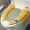 Yellow, variant on Giyblacko Toilet MatSoft Bathroom Padded Toilet Seat Stretchable Fibres Easy To Fit Cushioned Cover Comfortable And Washable Toilet Seat