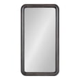 thumbnail image 2 of Kate and Laurel Pao Modern Rounded Rectangular Wall Mirror, 17 x 32, Gray, Decorative Industrial Tall Wood Mirror with Radius Corners for Vertical or Horizontal Display, 2 of 7