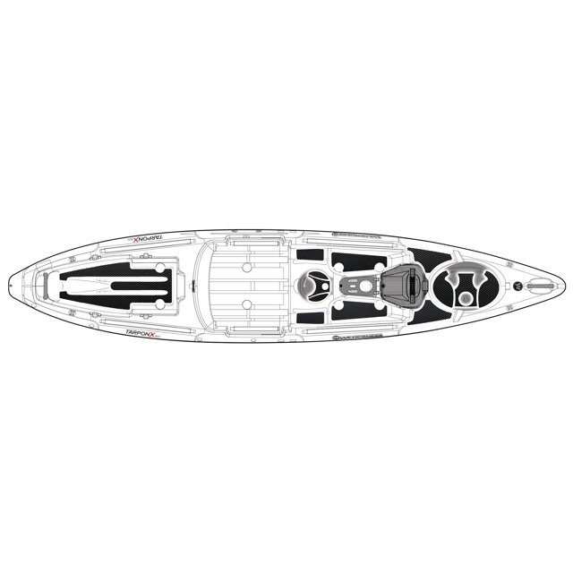Wilderness Systems Silent Traction Tarpon 130x, Black
