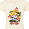 thumbnail image 3 of SpongeBob SquarePants - What Is Today Yesterdays Tomorrow - Juniors Fitted Graphic T-Shirt, 3 of 6