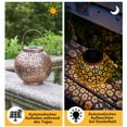 thumbnail image 4 of Luces solares colgantes para exteriores: pequeñas luces huecas de flores, 4 of 6