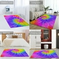thumbnail image 2 of Colorful Tie-dye Swirl_1 Carpet Style Living Room Bedroom Soft Comfy Rug Modern 3d Entry Mats Household, 2 of 7