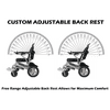 Culver Premium Lightweight Electric Wheelchairs. All Terrain,Dual Power Motors, Foldable, Travel Power Wheelchair for Adults. Silla de Ruedas Electrica. (Long Range - up to 400lbs)