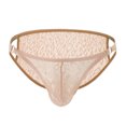 thumbnail image 1 of Felwors Mens Lace Sexy Comfortable And Breathable Triangle Pants, 1 of 3