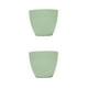 thumbnail image 2 of Toystoory y tamaños de macetas para plantas accesorios de bonsái de plástico duradero plantas suculentas hogar jardín verde 19CM Verde 19CM 2Conjunto, 2 of 6