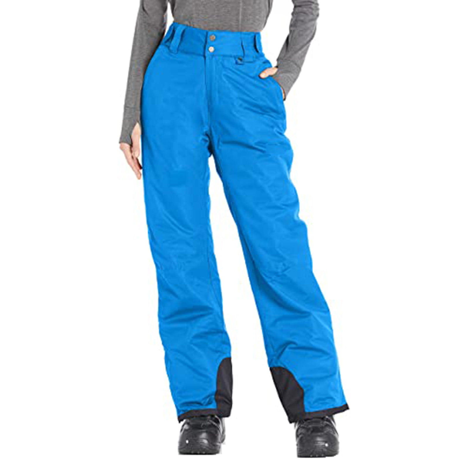 Details about   Unisex Women Men's Essential Snow Pants Sports Insulated Cargo Bib Overalls Pant 