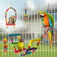 XKDOUS 6 Pcs Parakeet Toys Bird Toys, Bird Cage Accessories, Parrot