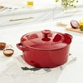 thumbnail image 5 of Cuisinart Casserole Ronde en Fonte Émaillée Classique de 7 Pintes, Rouge Cardinal, 5 of 5