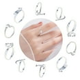 thumbnail image 2 of MOMOJIA 10pcs Crochet Rings Adjustable Open Finger Rings for Hand Weaving Enthusiasts, 2 of 21