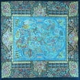 thumbnail image 1 of Ahgly Company Indoor Square Persian Light Blue Traditional Area Rugs, 5' Square, 1 of 4