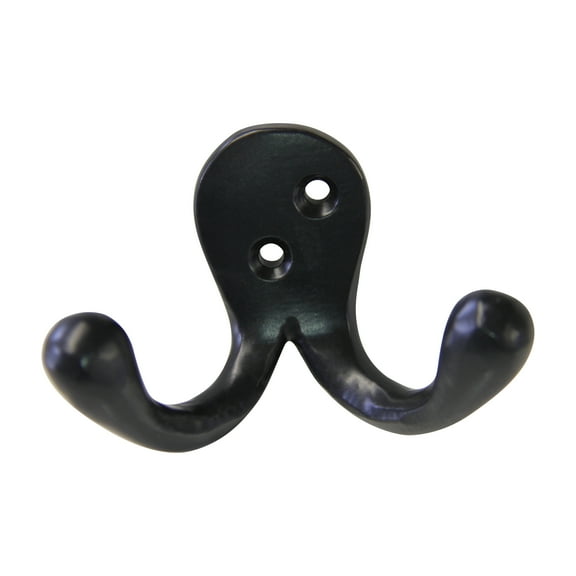 RCH Hardware HK-IR8388-33 Iron Wall Hook, 1.3 Inch, Black