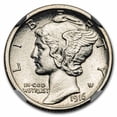 thumbnail image 2 of 1916 Mercury Dime MS-62 NGC (FB), 2 of 3