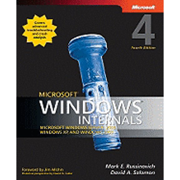 Pre-Owned Microsoft Windows Internals (4th Edition): Microsoft Windows Server 2003, Windows XP, and Windows 2000 (Hardcover) 0735619174 9780735619173