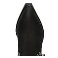 thumbnail image 2 of KENNETH COLE NEW YORK Womens Black Padded Slouching Fringed Studded West Side Pointed Toe Block Heel Leather Heeled Boots 7.5 M, 2 of 4