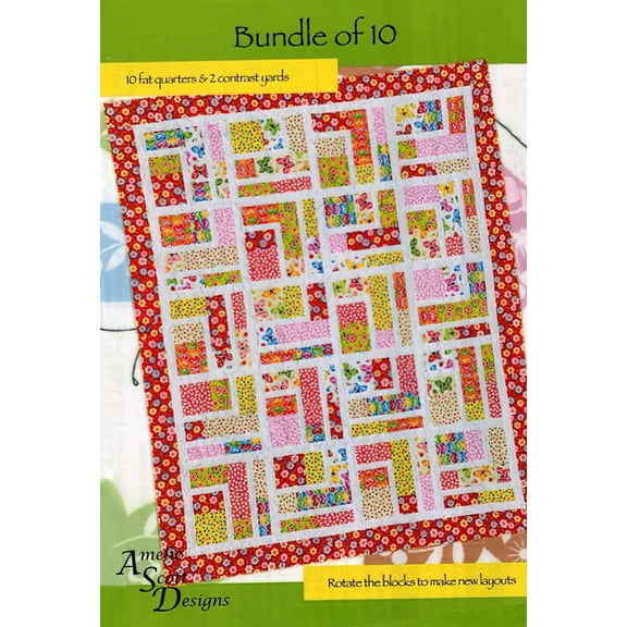 Bundle of 10 Quilt Pattern by Christine Conner