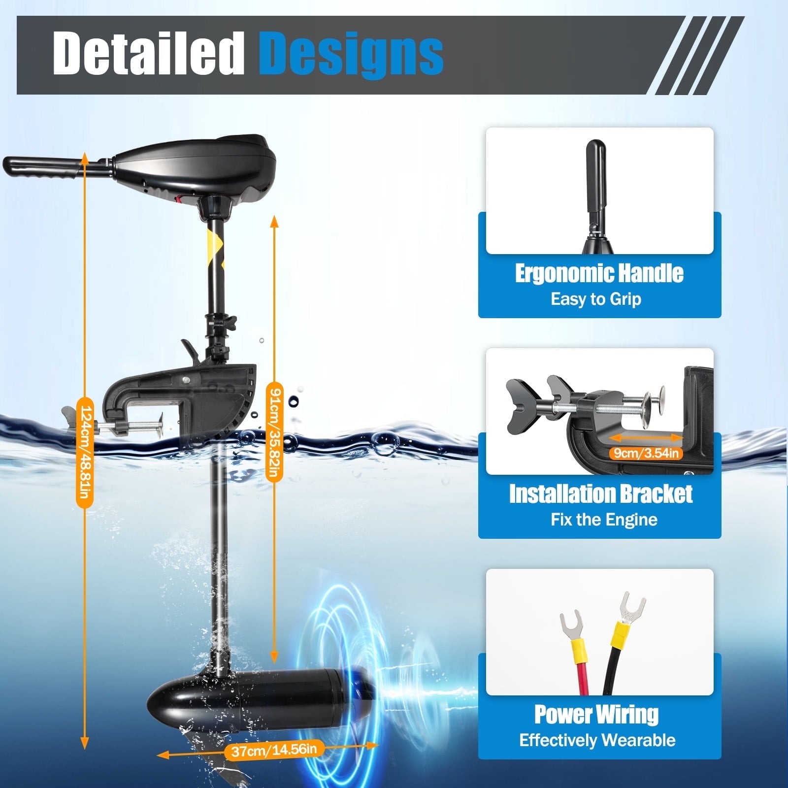 Intex 12V Electric Trolling Motor with Mount for Intex Intex 12V Electric Trolling Motor with Mount for Intex