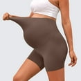 thumbnail image 6 of Women's Maternity Yoga Shorts Over The Belly Bump Summer Workout Running Active Short Pants, 6 of 6