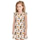 thumbnail image 1 of Fotbe Halloween Gnomes Vestido de Dormir para Niñas de 3 a 10 Años, Mangas Cortas, Estilo Princesa, Pijama Camisón con Mangas Voladas-XX-Large, 1 of 6