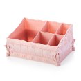 thumbnail image 1 of 1 Unids Comestic Caja de Almacenamiento Organizador de Maquillaje Multifunción Decoración de Flores Caja Chic Abanopi HQS-109478, 1 of 7