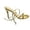 Gold, variant on Elegant Stiletto Open Toe Summer Sandals Strappy High Heel Dressy Sandals witn Ankle Strap (Black 6)