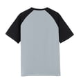 thumbnail image 4 of Maqroz Workout Sets for Men Summer 2-Piece Color Block Tracksuit Set Short Sleeve Athletic Tee and Shorts Sportswear Casual Running Jogging Training Outfit Breathable Quick Dry Active Wear, 4 of 7