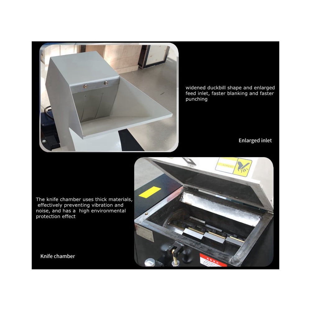White Plastic Shredder Machine Bottle Granulator Crusher Commercial 220V 1PH 50HZ 2.2KW