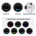 thumbnail image 3 of 85MM Digital Tachometer with 7 - Colors Backlight and LCD, 3000/4000/6000/7000/8000 RPM for Car, Marine, Boat, Yacht, RV, 3 of 5