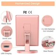 thumbnail image 2 of Vanity Mirror,Bathroom Makeup Mirror Cosmetic Free Standing Magnification Detail Led Foldable Fill Light Mirror, 2 of 3