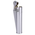 thumbnail image 2 of XYCCA Portable Windproof Slim Refillable Cigarette Lighter Wheel Flint Lighter (Matt Sliver)-0819, 2 of 5