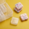 thumbnail image 2 of Small Bead Organizers, 15 Pieces Plastic Storage Cases Mini Clear Bead Storage Containers Transparent Boxes with Hinged Lid and Rectangle Clear Craft Supply Case, 2 of 6