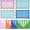 Pink Blue, variant on 60Pcs Flat Blank Notes with Envelopes,4 Colors,5.6×3.5 Inch,Wavy Border Non Folding Stationery Set for Wedding Birthday Baby Shower