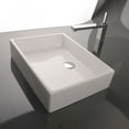 thumbnail image 2 of Unlimited 50A Wall Mount/Vessel Bathroom Sink in Ceramic White without Faucet Hole, 2 of 3