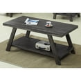 thumbnail image 4 of Athens 3-Piece Contemporary Wood Shelf Coffee Table Set, 4 of 6