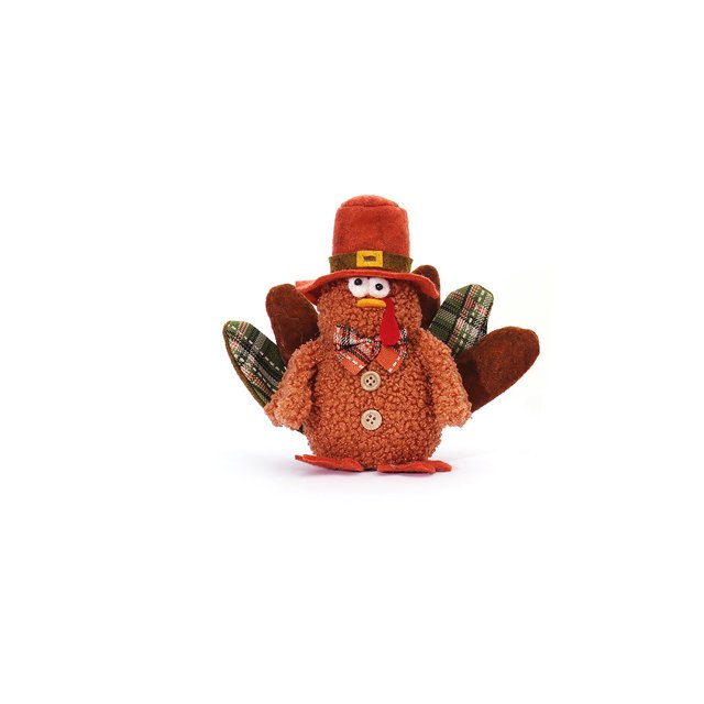 Naiovety Decoración de Acción de Gracias, colgante de pared, tamaño compacto, mano de obra fina, muñeca de tela, ahorro de espacio, adorno exquisito, Kits de decoración para fiestas Atar Naiovety HA070059-02