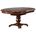 thumbnail image 5 of Sunset Trading Andrews 5PC Round/Oval Wood Extendable Dining Table Set in Brown, 5 of 5